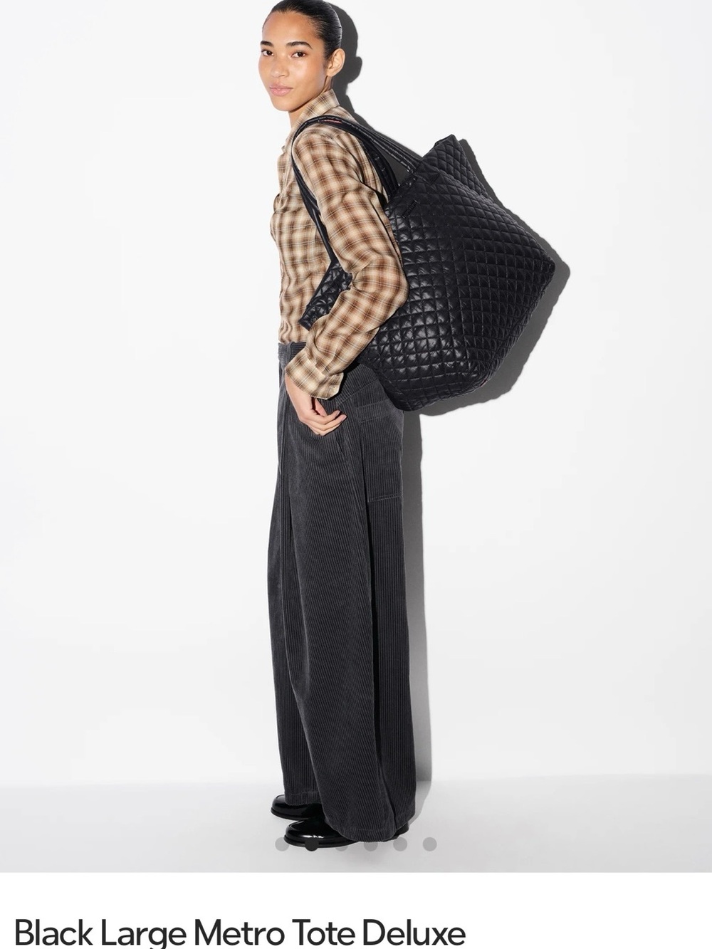 MZ Wallace Black Quilted Metro Tote - Picture 2 of 11